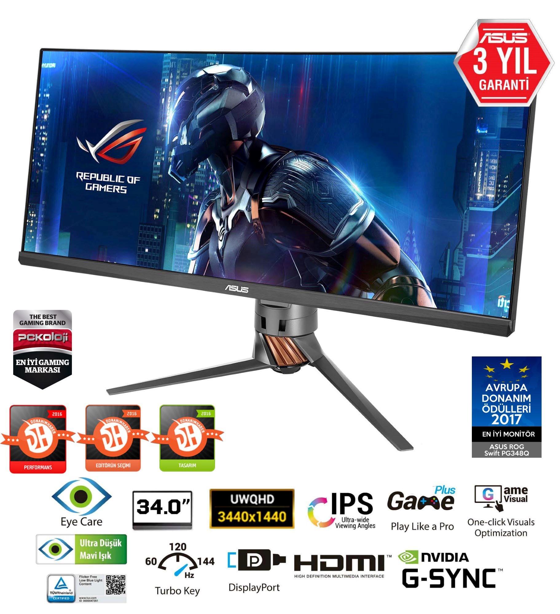 Monitorius Asus ROG SWIFT Gaming LCD PG348Q 34 \