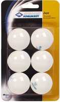 Ping teniso kamuoliukai Donic Jade 6 vnt balti