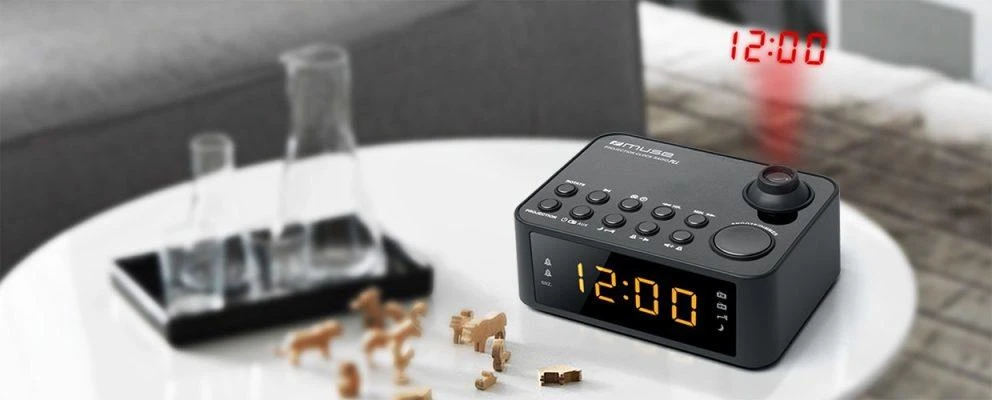 Muse | Clock radio | M-178P | Juodas
