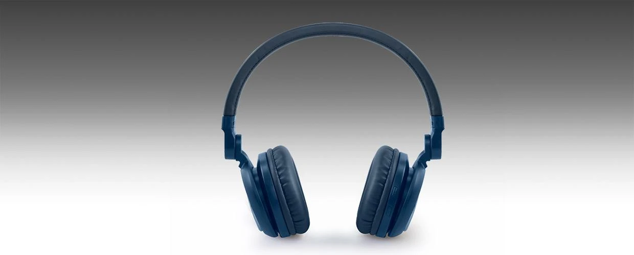 Belaidės ausinės Muse M-276BTB, Mėlynos