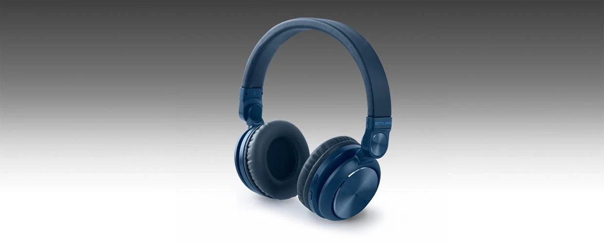Belaidės ausinės Muse M-276BTB, Mėlynos