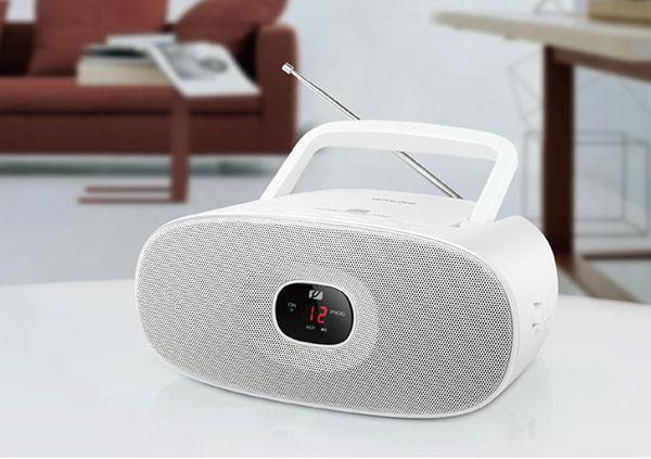 Muse | MD-202RDW | Portable radio CD grotuvas | Baltas