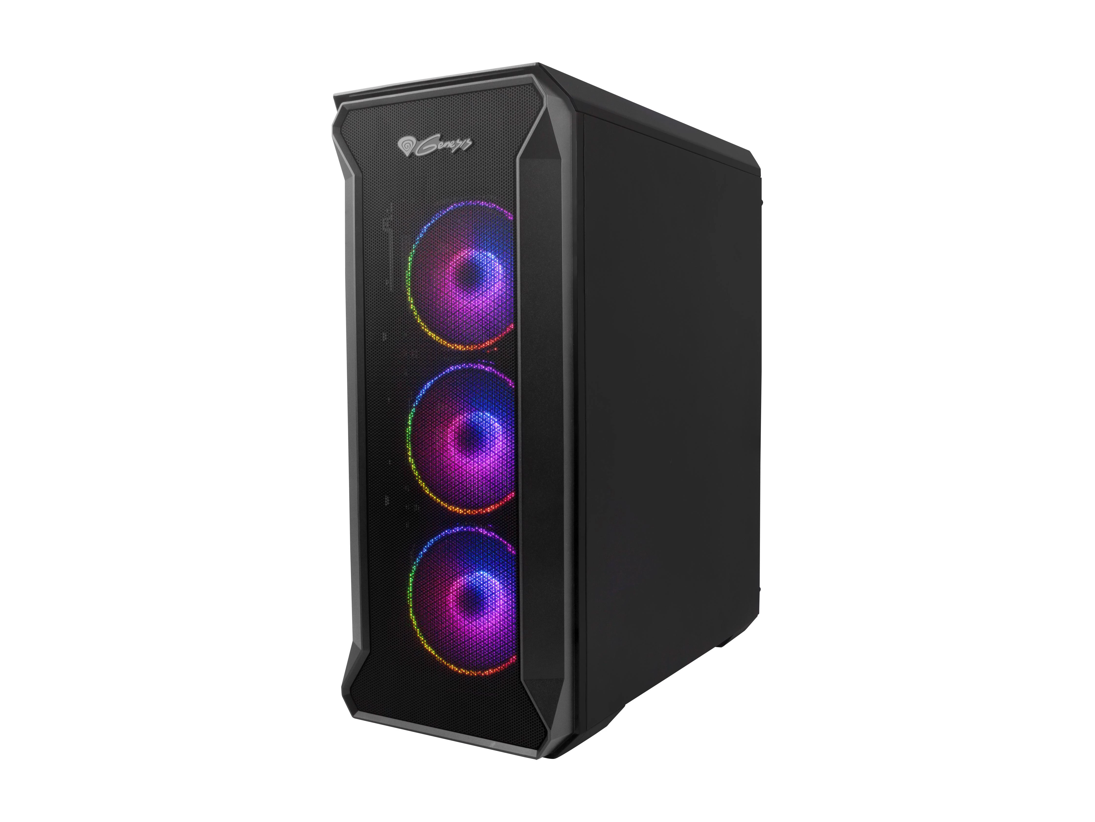 Genesis | PC Case | IRID 505 ARGB | Juodas | Midi-Tower