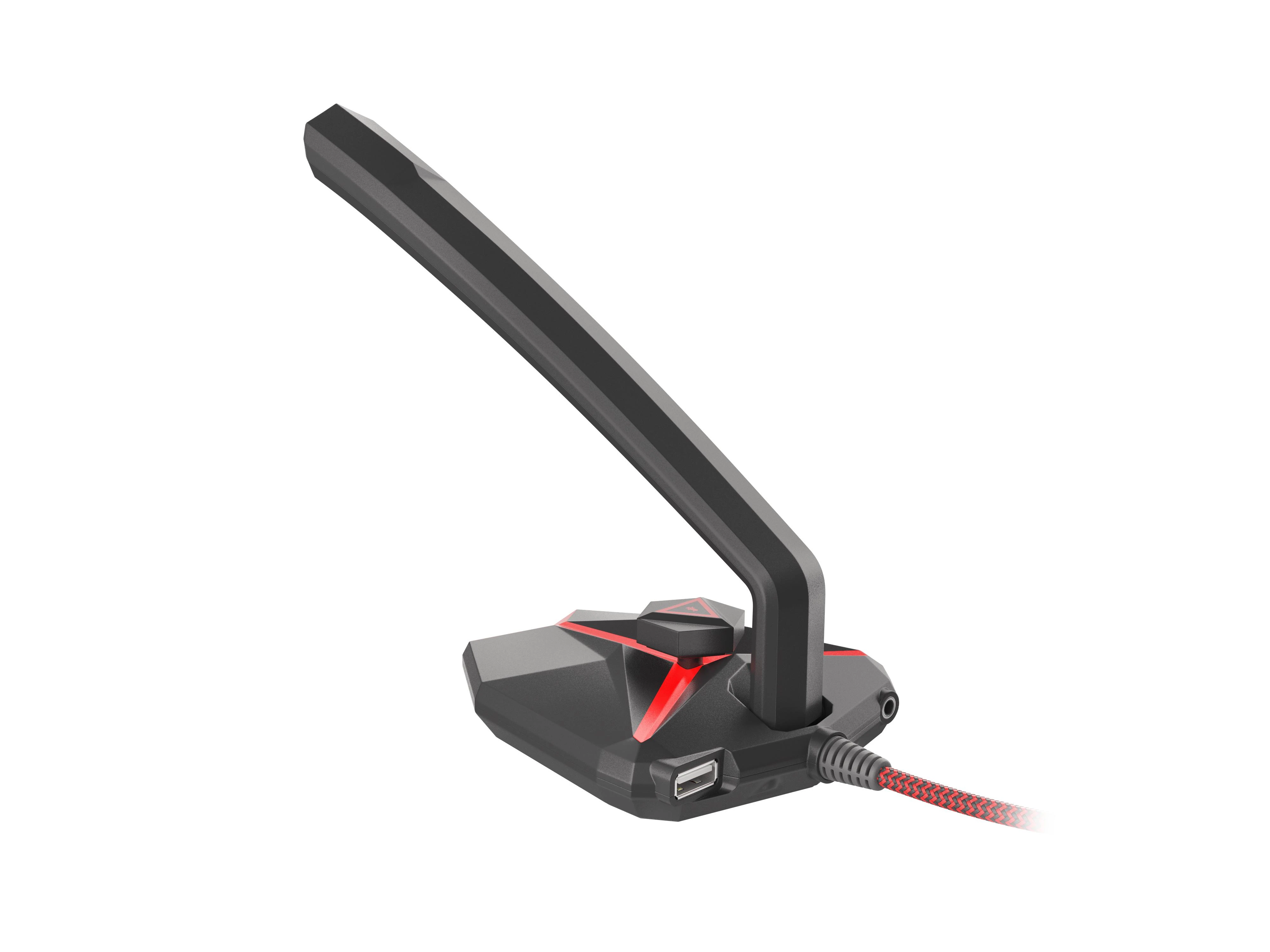 Natec Genesis Gaming mikrofonas Radium 200 USB 2.0, Juodas ir raudonas