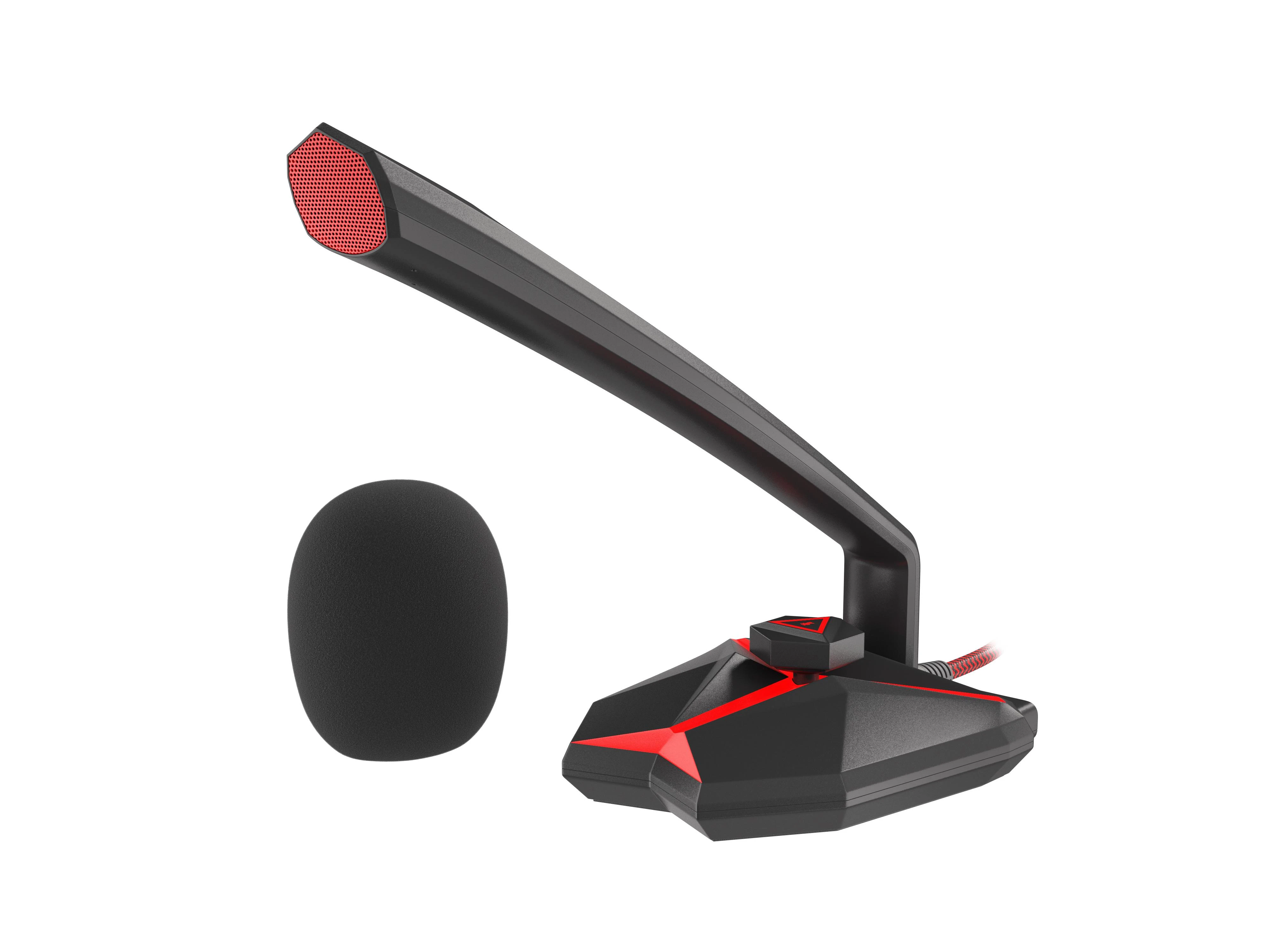 Natec Genesis Gaming mikrofonas Radium 200 USB 2.0, Juodas ir raudonas