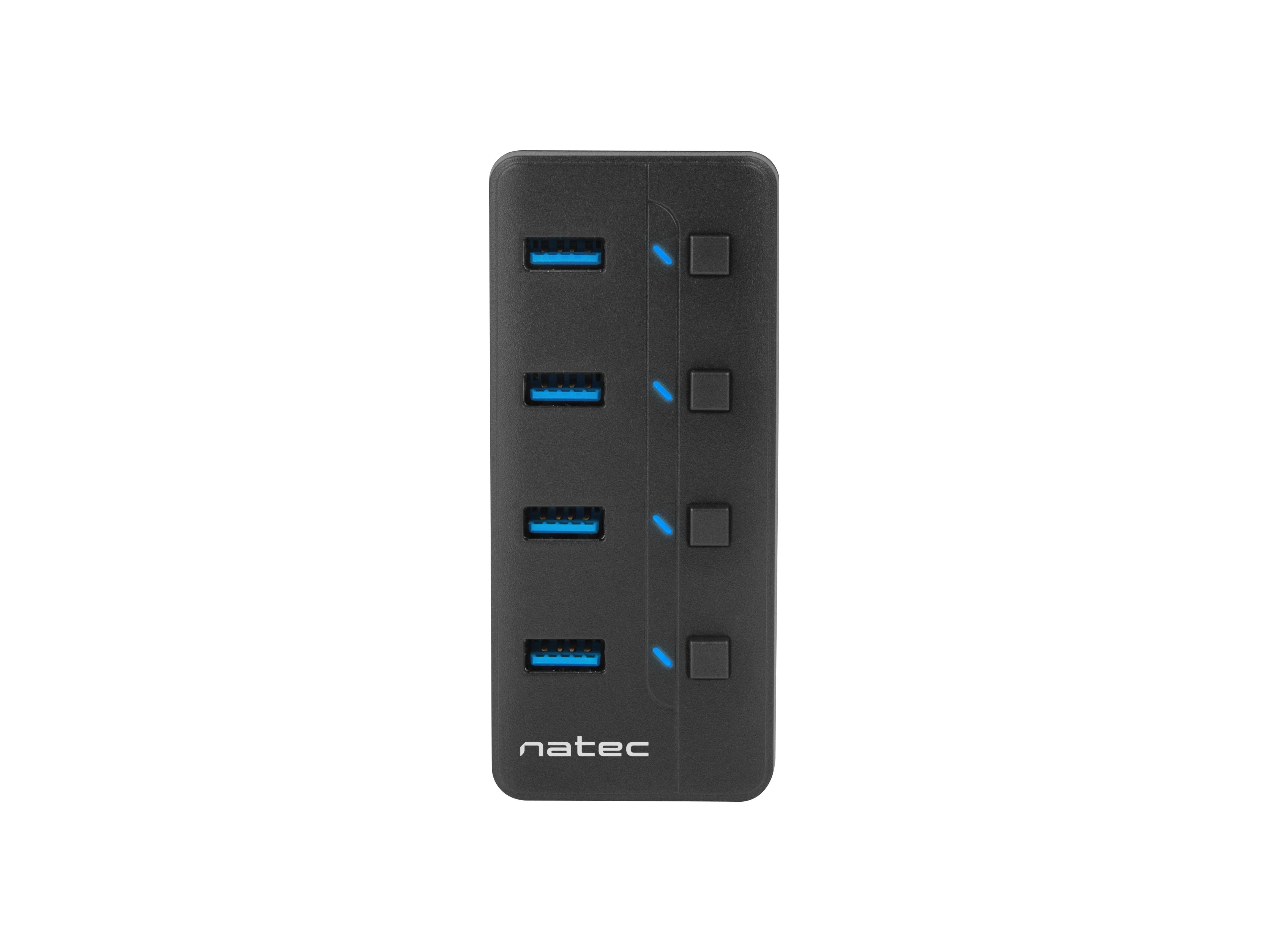 NATEC Mantis2 USB skirstytuvas su mygtukais