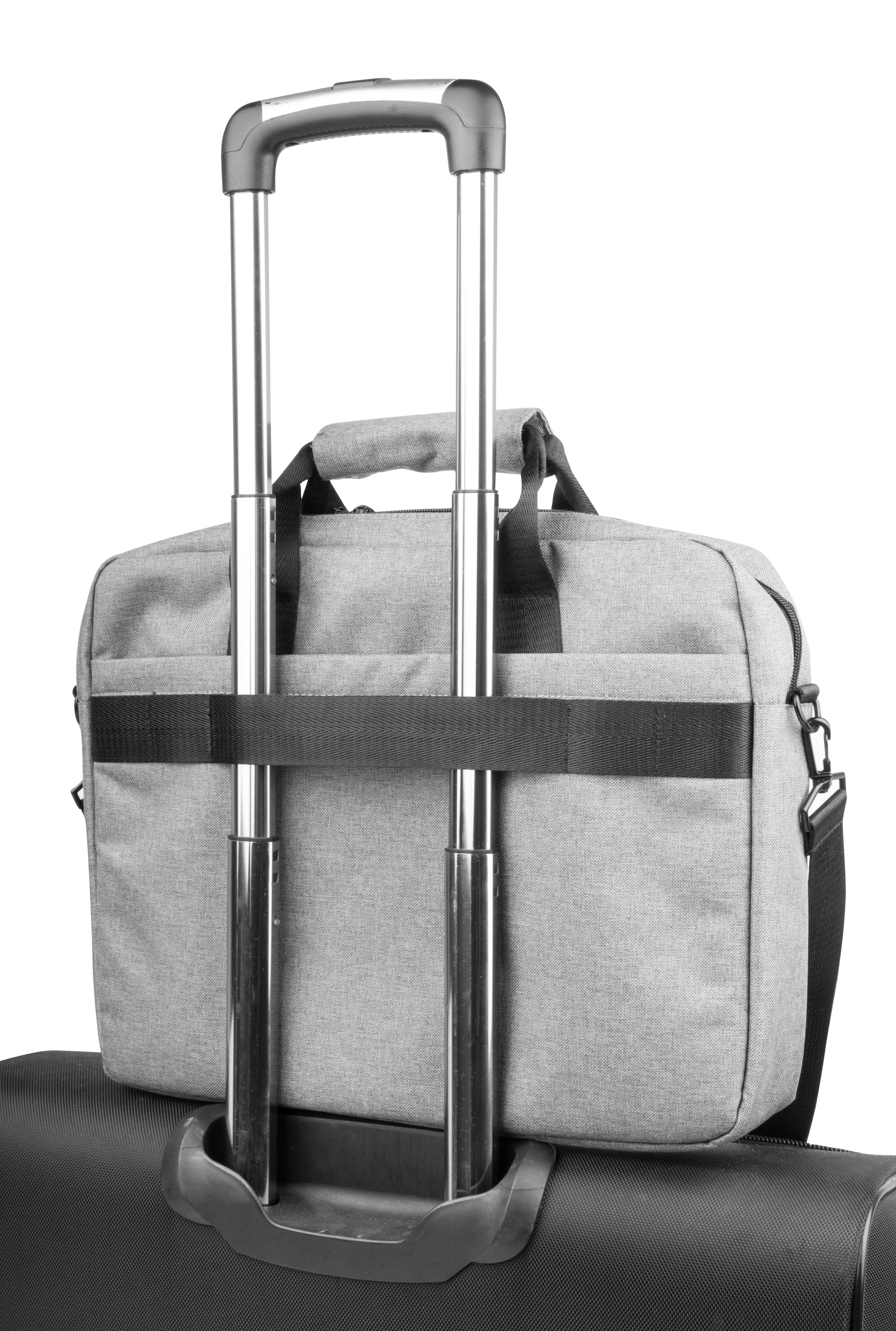 NATEC NTO-0766 Nešiojamas kompiuteris Bag MUSTELA 15.6" Pilkas
