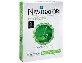 Biuro popierius NAVIGATOR ECO-LOGICAL, A4, 75g/m2, 500 lapų