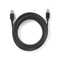 Nedis Cat 6 kabelis | RJ45 jungtis | F/UTP | 10,0 m | apvalus | LSZH / PVC | Antracitas | Pakuotė su peržiūros langeliu