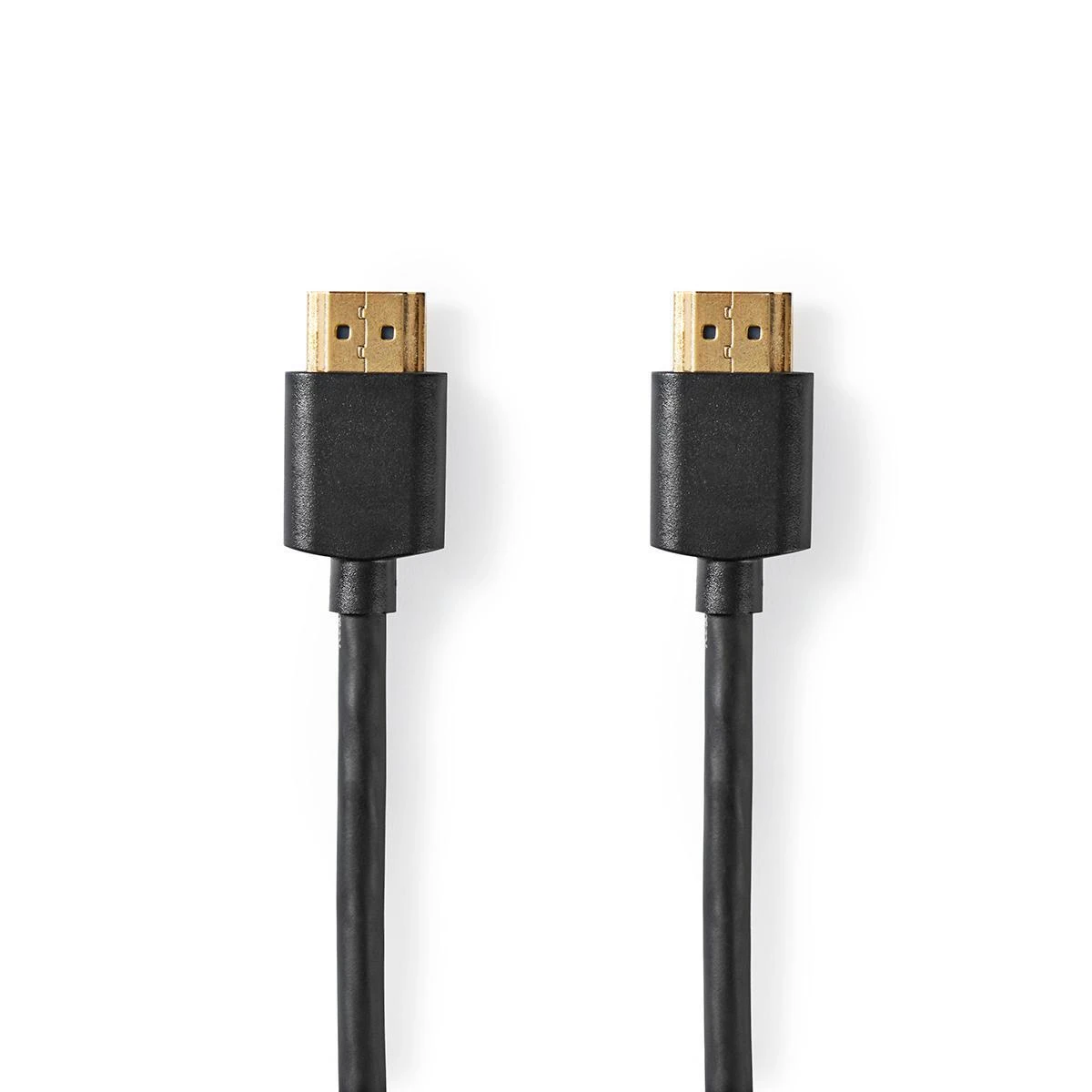Juodas 1,5m HDMI laidas su auksinėmis jungtimis