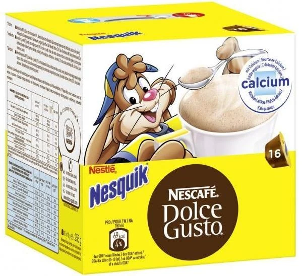 NESCAFÉ® Dolce Gusto® Nesquik® kakava 16 kapsulių dėžutėje 256g