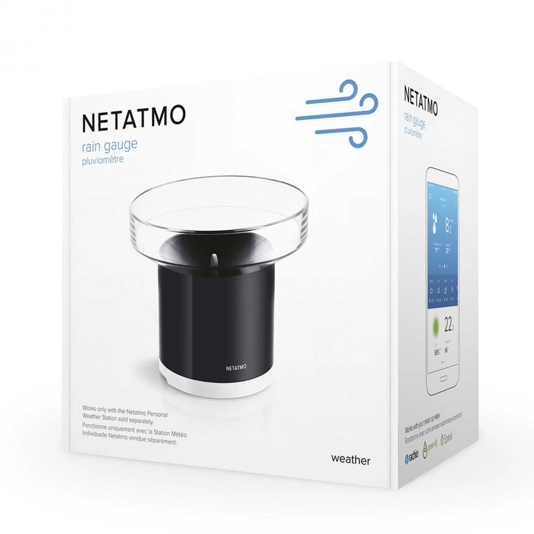 Netatmo išmanusis lietaus matuoklis