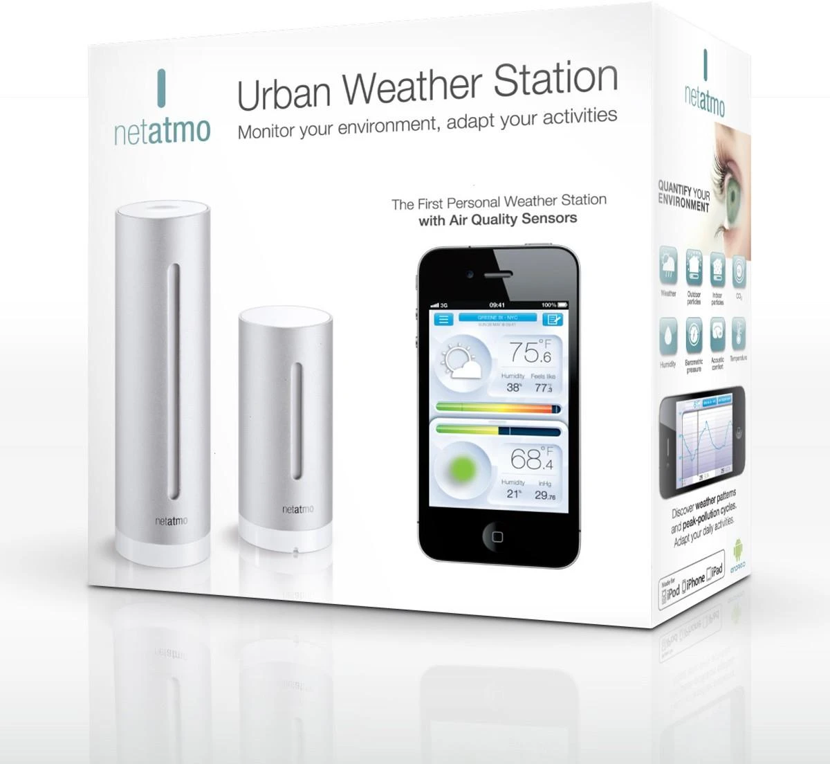 Netatmo NWS01-EC Išmanioji orų stotelė