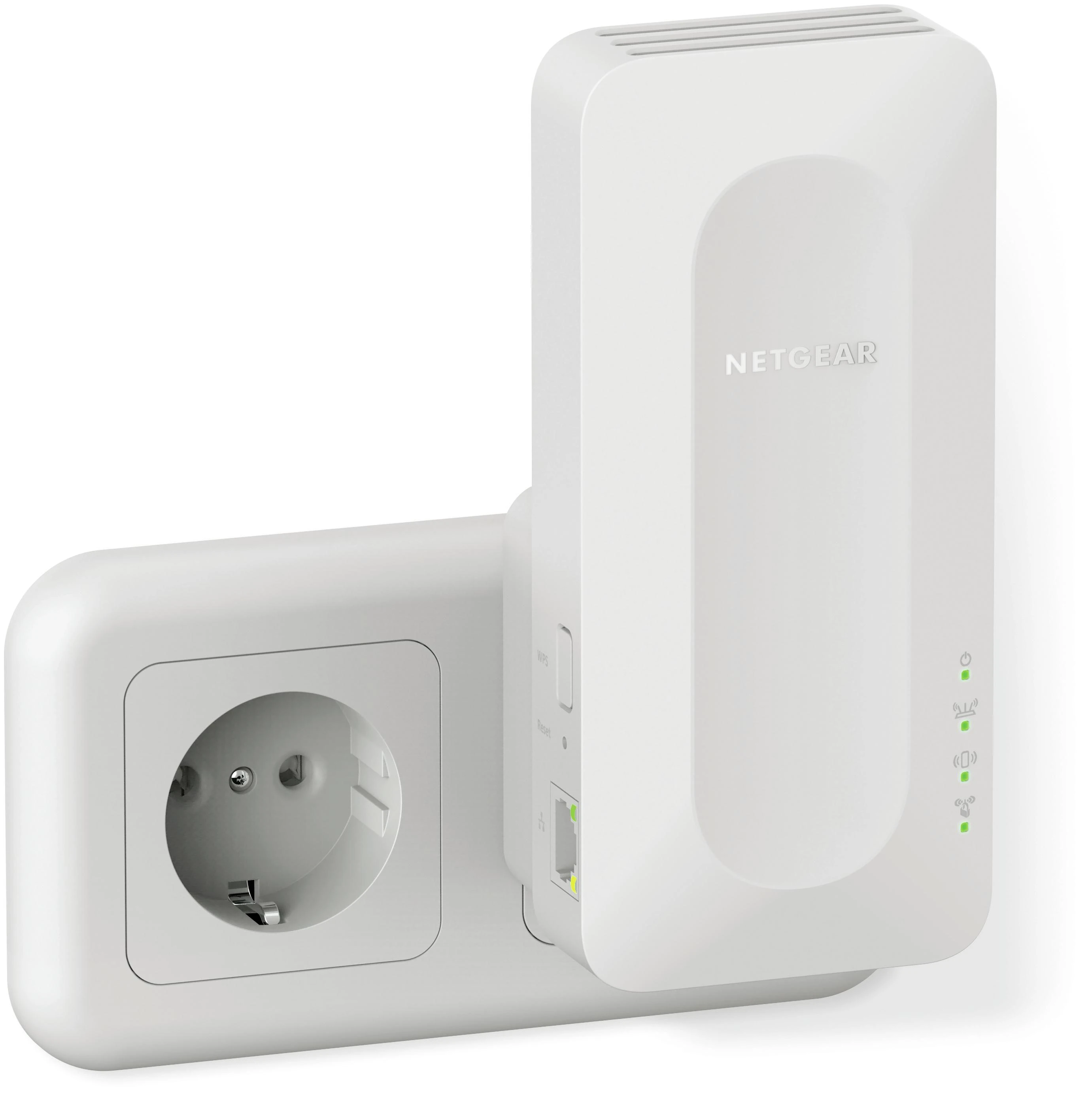 NETGEAR AX1600 4 srautų „WiFi 6 Mesh Extender“ lizdo formatas