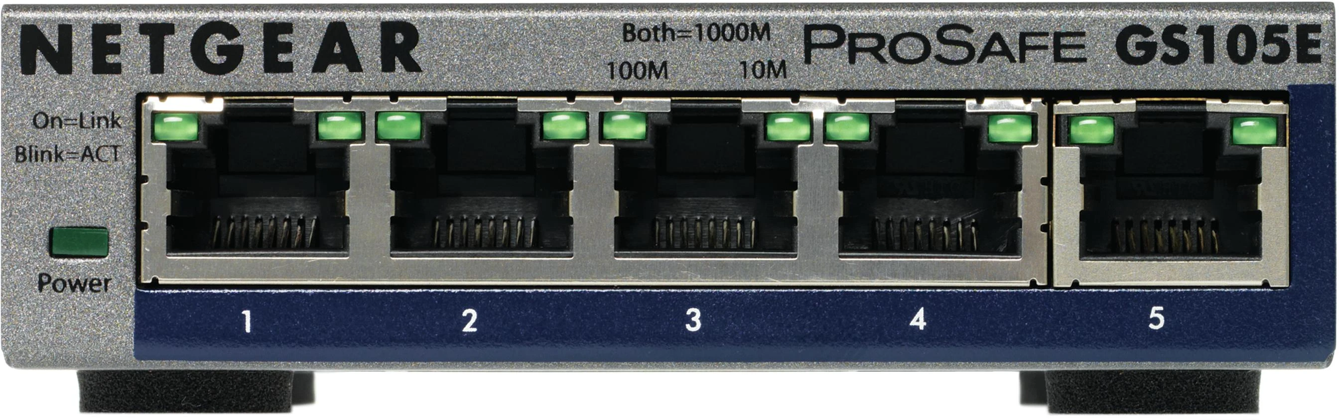 Šakotuvas Netatmo Netgear Switch GS105E žiniatinklio valdymas, stalinis kompiuteris, 1 Gbps (RJ-45) jungtys kiekis 5, maitinimo tipas išorinis