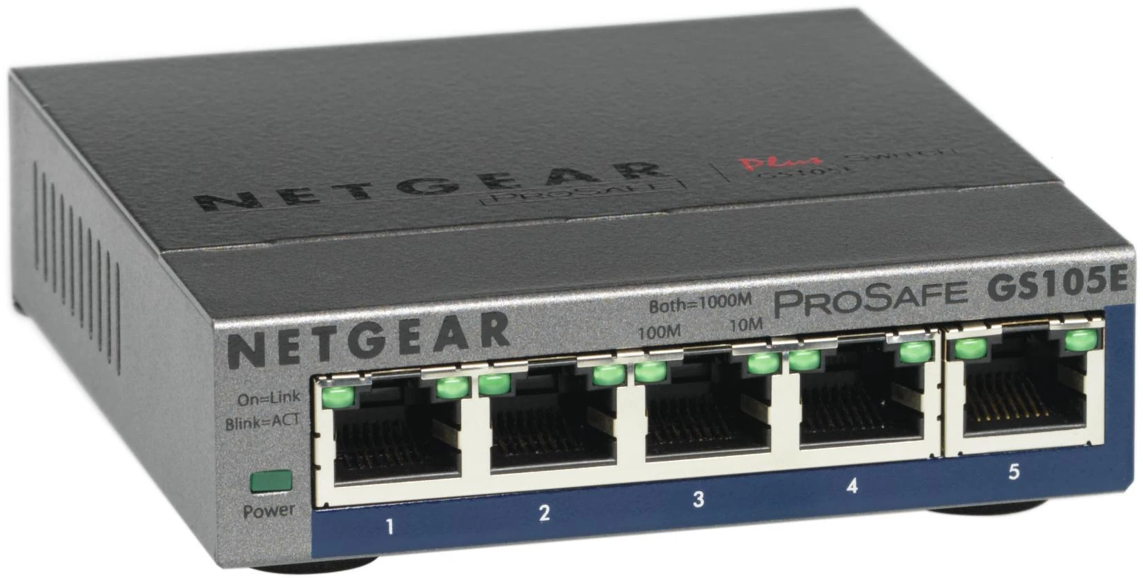 Šakotuvas Netatmo Netgear Switch GS105E žiniatinklio valdymas, stalinis kompiuteris, 1 Gbps (RJ-45) jungtys kiekis 5, maitinimo tipas išorinis