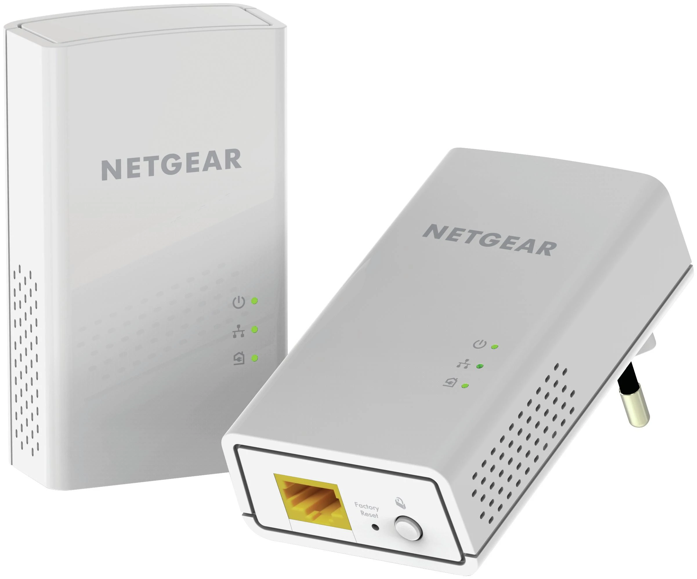 Netgear Powerline (2 vnt. komplektas) PLW1000-100PES 10/100/1000 Mbit/s, Ethernet LAN (RJ-45) jungtys 1, 802.11ac, 2.4GHz/5GHz, 1000 Mbit/s