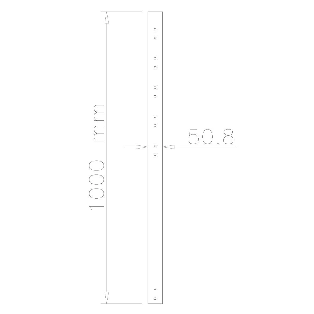 Laikiklis „Neomounts“ 100 CM PRATĘSIMOJO STRYPO FPMA-C200BLACK/C400BLACK/PLASMA-C100BLACK - Juodas