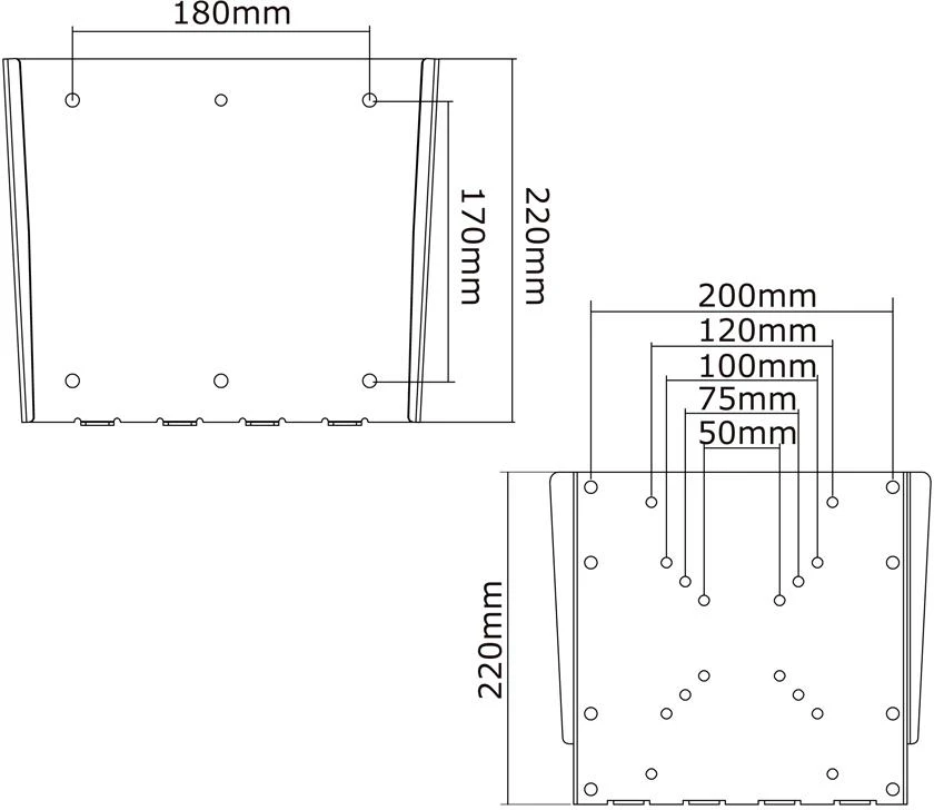 Neomounts Newstar FPMA-W110 televizoriaus laikiklis 101,6 cm (40") Sidabras