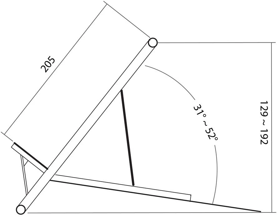 Neomounts Newstar NSLS100 nešiojamojo kompiuterio stovas Sidabras 55,9 cm (22")
