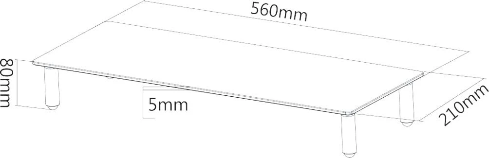 „NeoMounts Monitorius“ pakėlėjas (aukščio reguliavimas: 8 cm)