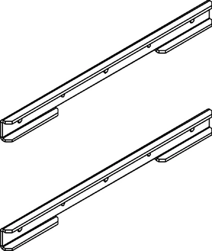 Laikiklis Neomounts NEWSTAR VESA CONVERSION PLATE - VESA 75&100 TO 200X100 - Sidabrinis