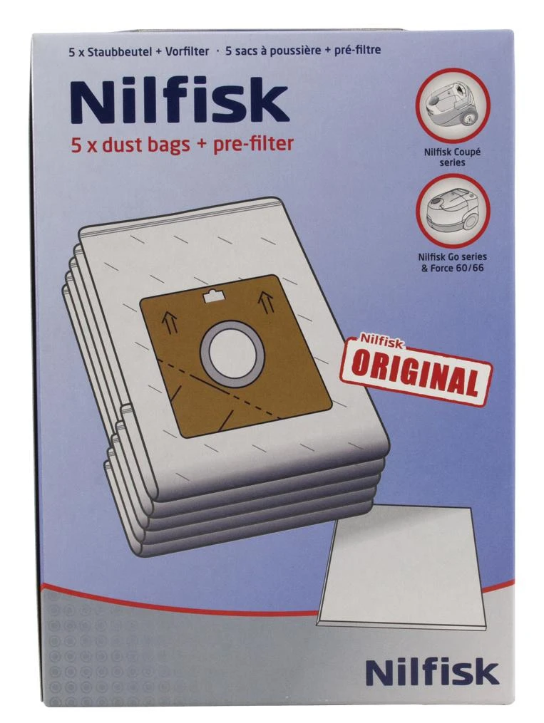 Nilfisk DUST BAG SYNTH ONE,GO AND COUPE