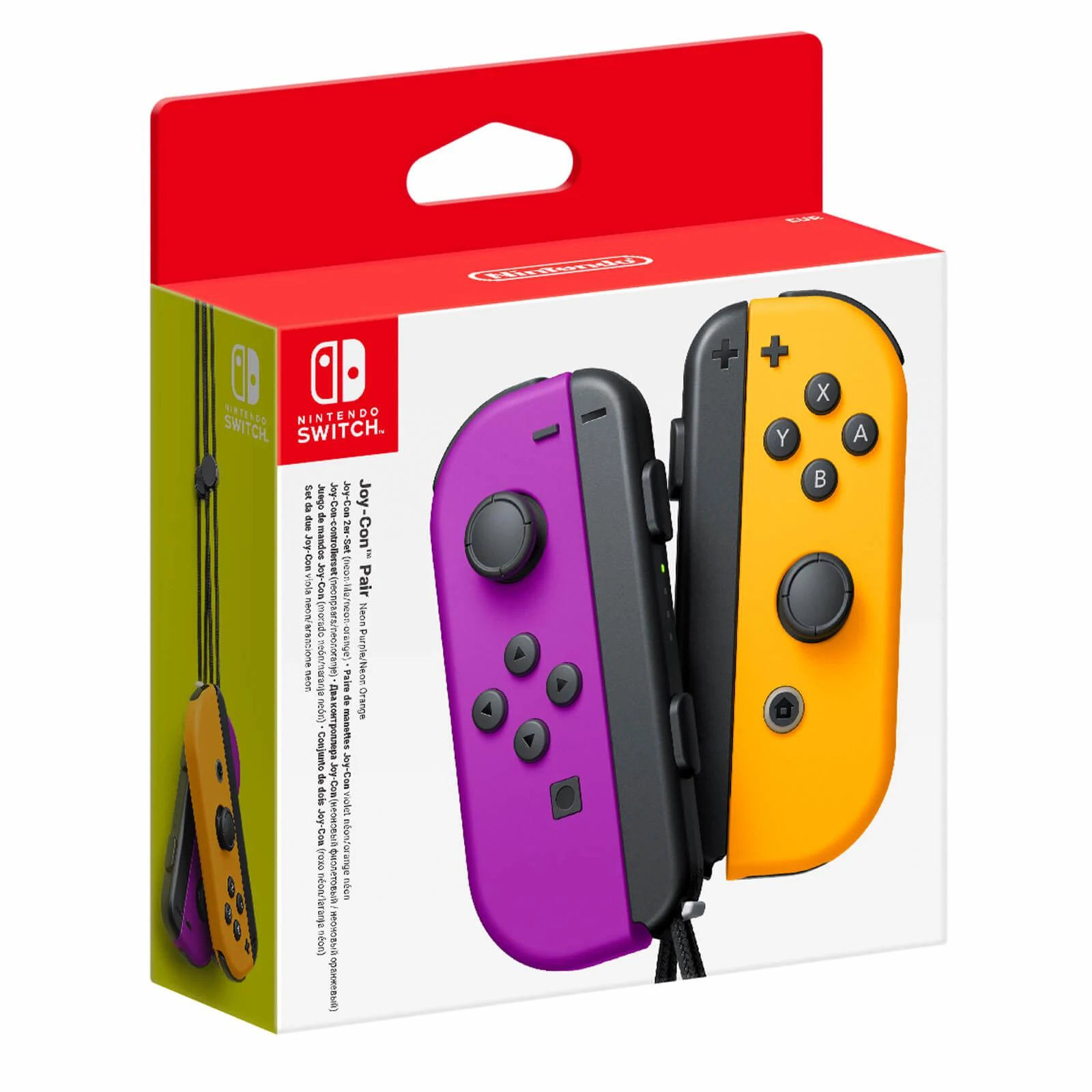 Nintendo Switch Joy-Con Pair Neon Violetinė / Neon Oranžinis