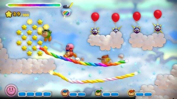 Kirby ir vaivorykštės teptukas (Wii U)