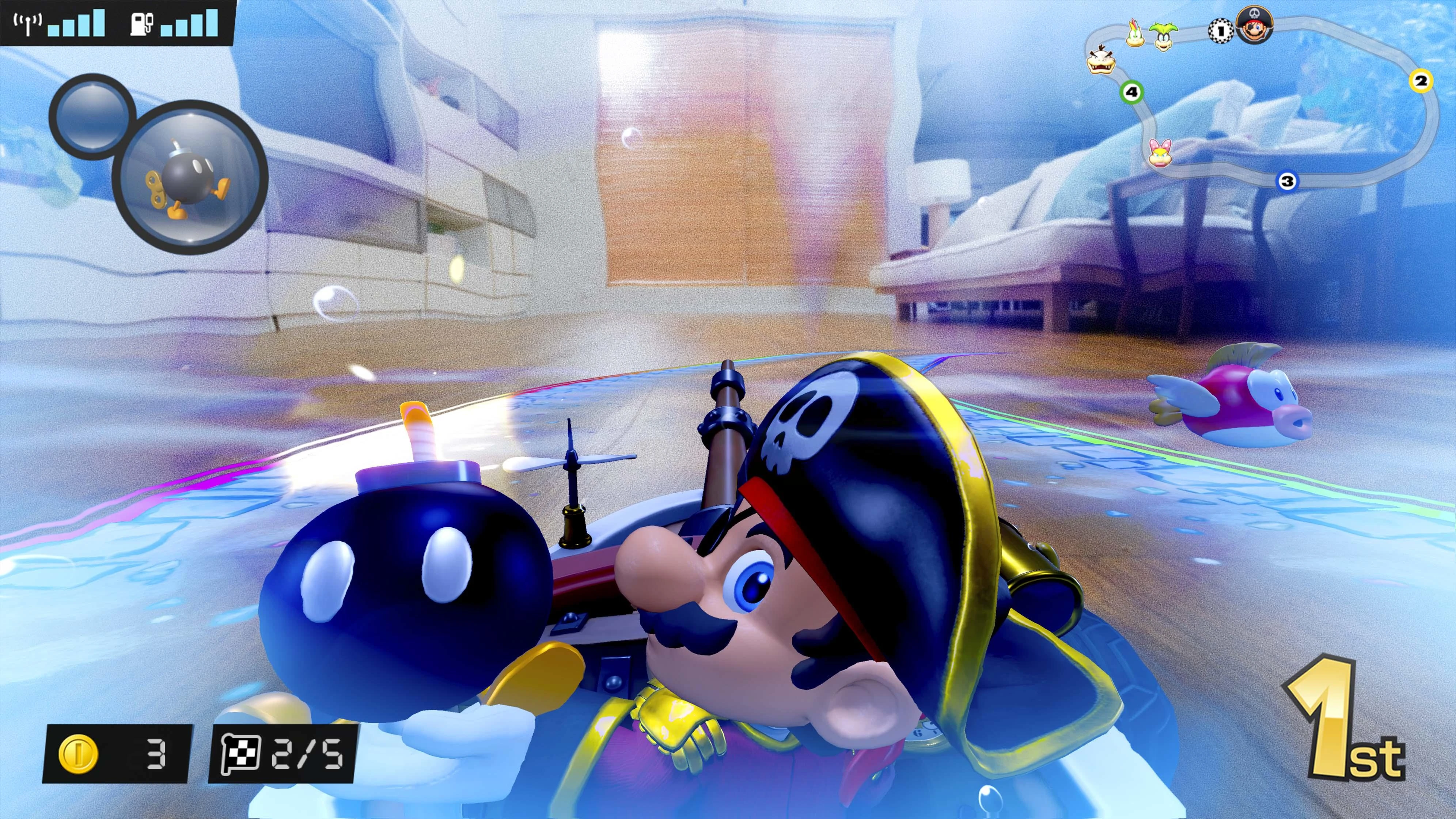 Nintendo Mario Kart Live Home Circuit LUIGI mašinėlės rinkinys