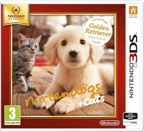 Nintendogs ir katės 3D: auksaspalvis retriveris (rinktinis) – Nintendo 3DS