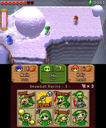 „The Legend of Zelda: Tri Force Heroes“ – „Nintendo 3DS“