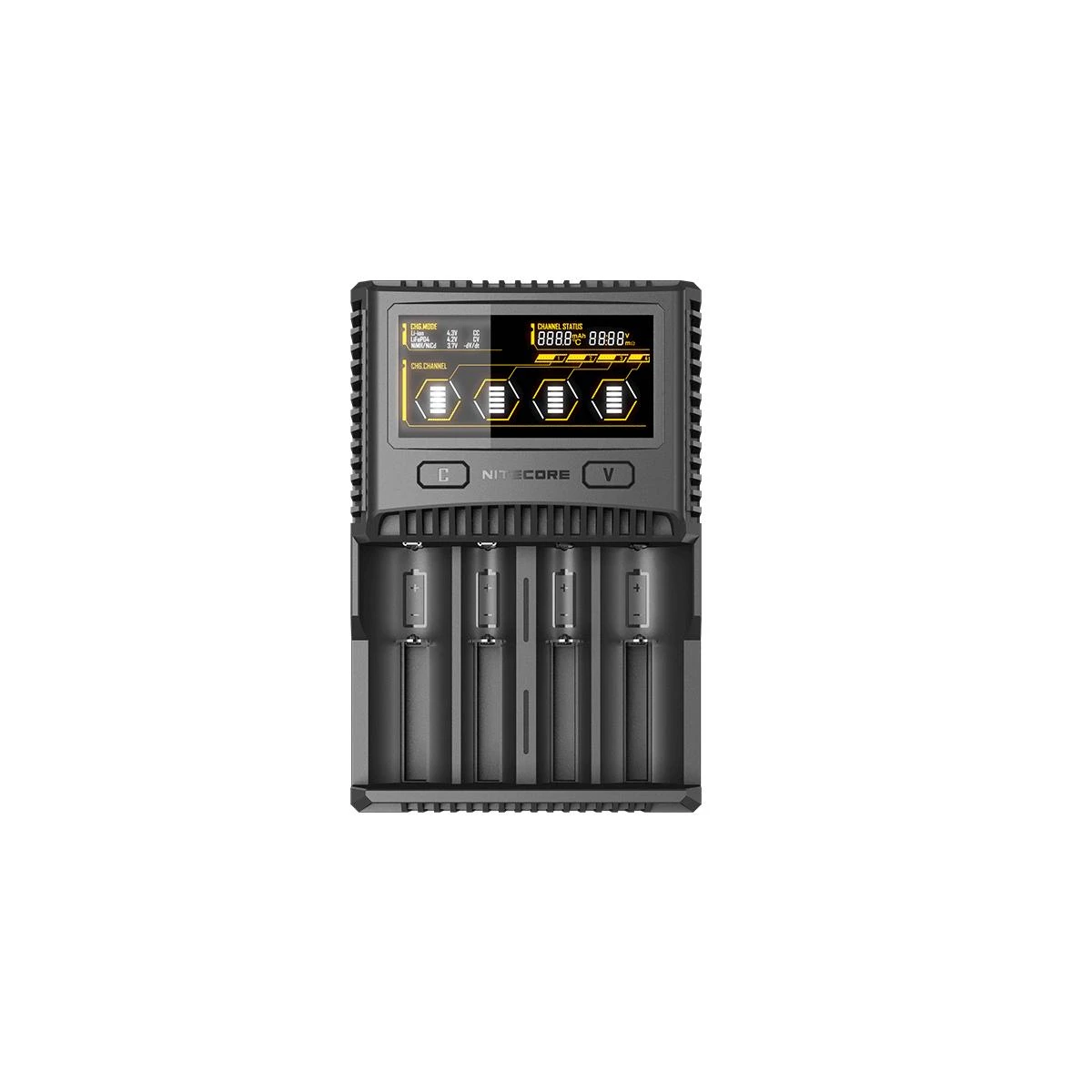 Nitecore SC4 kroviklis su LCD ekranu