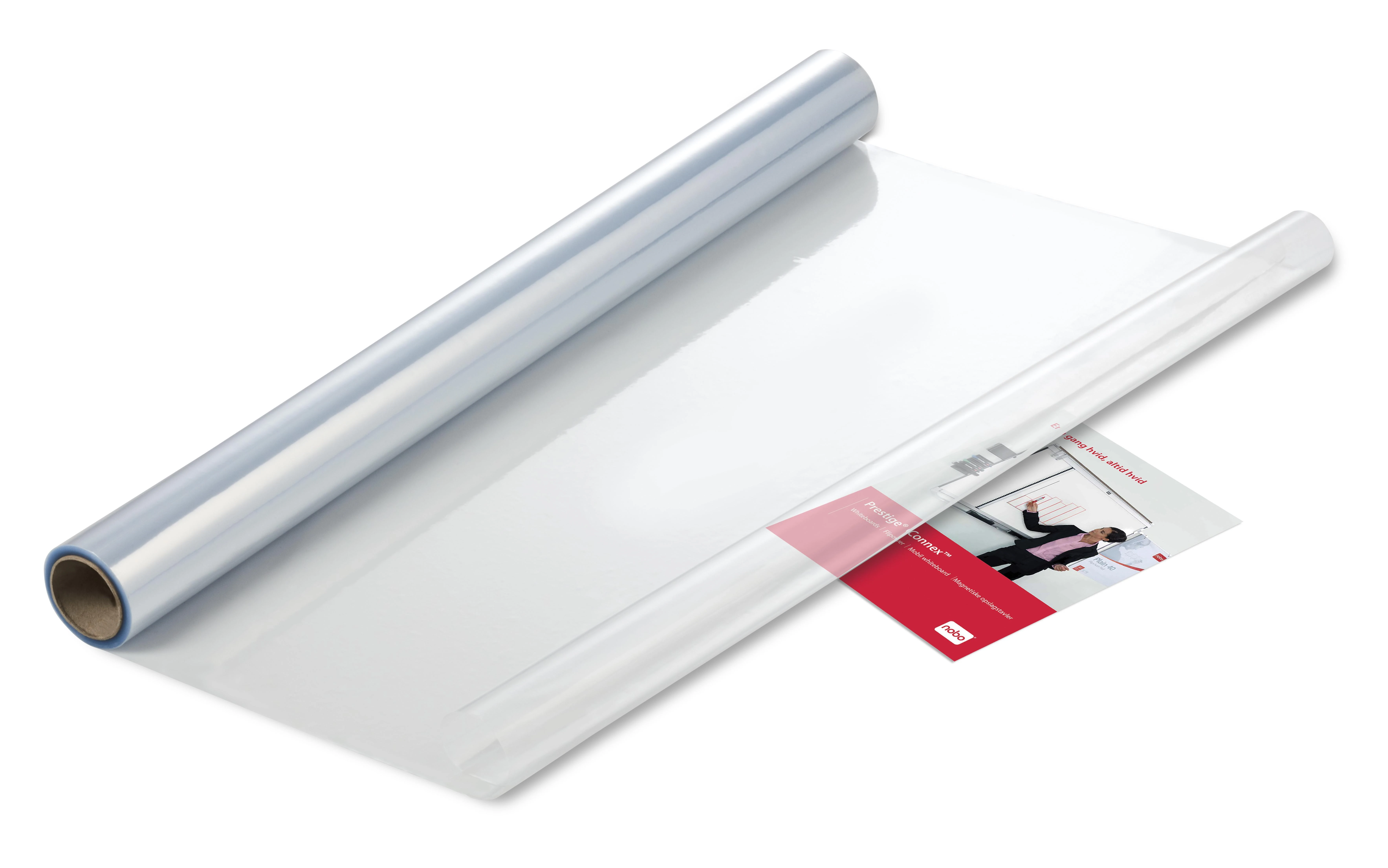 Konferencijų plėvelė NOBO 600 x 800 mm, aiškiai