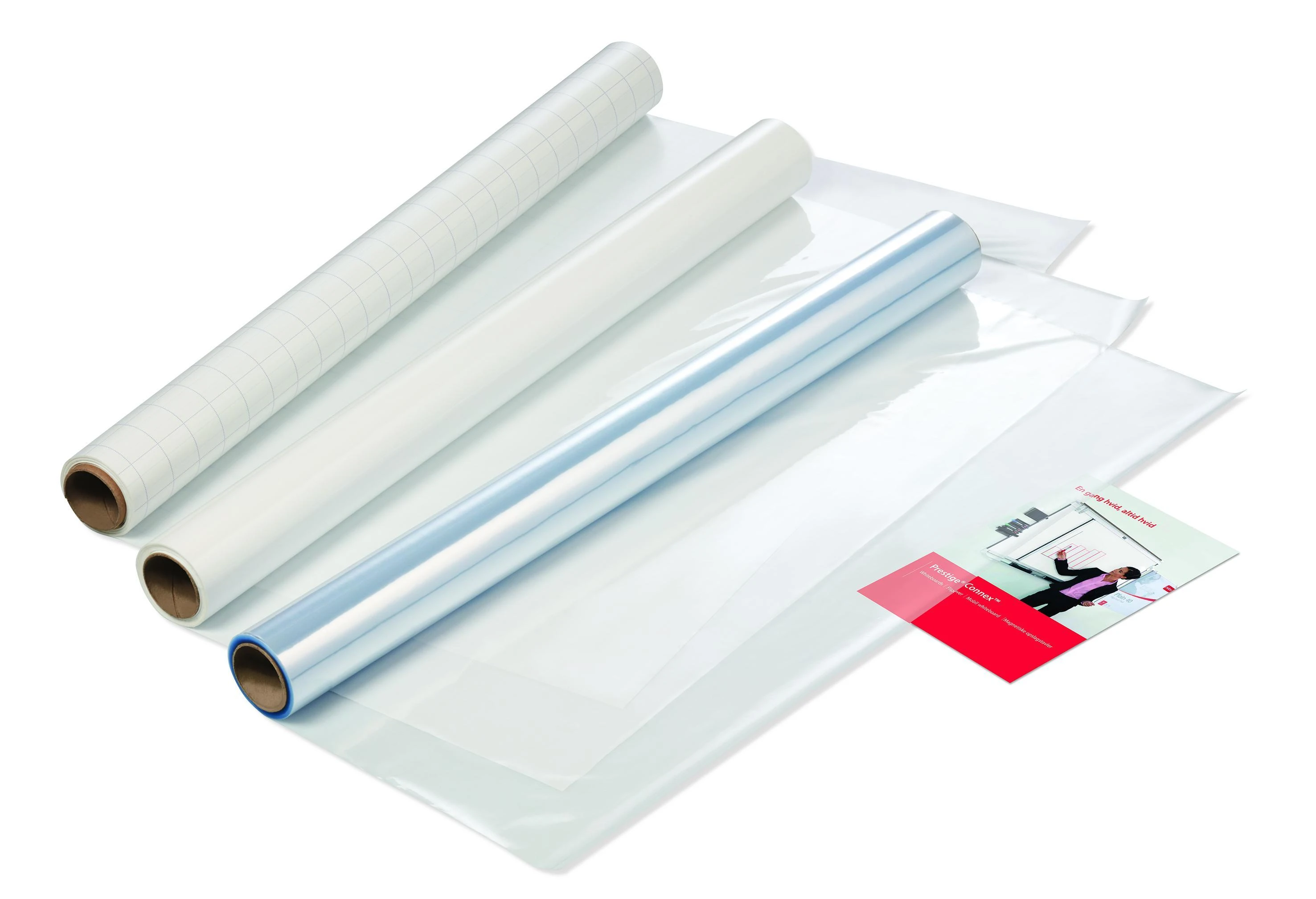Konferencijų plėvelė NOBO 600 x 800 mm, aiškiai