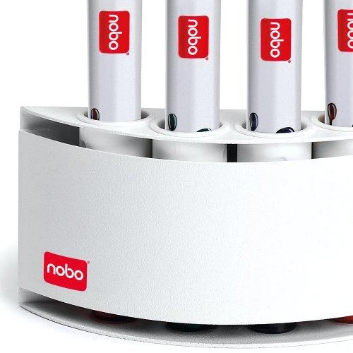 Magnetinės lentos žymeklių laikiklis NOBO Planning, 4 žymekliai