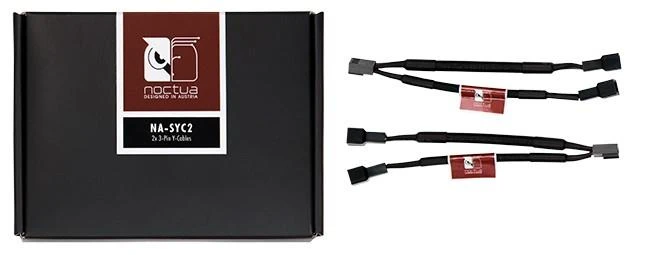 Noctua NA-SYC2 3-pin ventiliatorių skirstytuvai