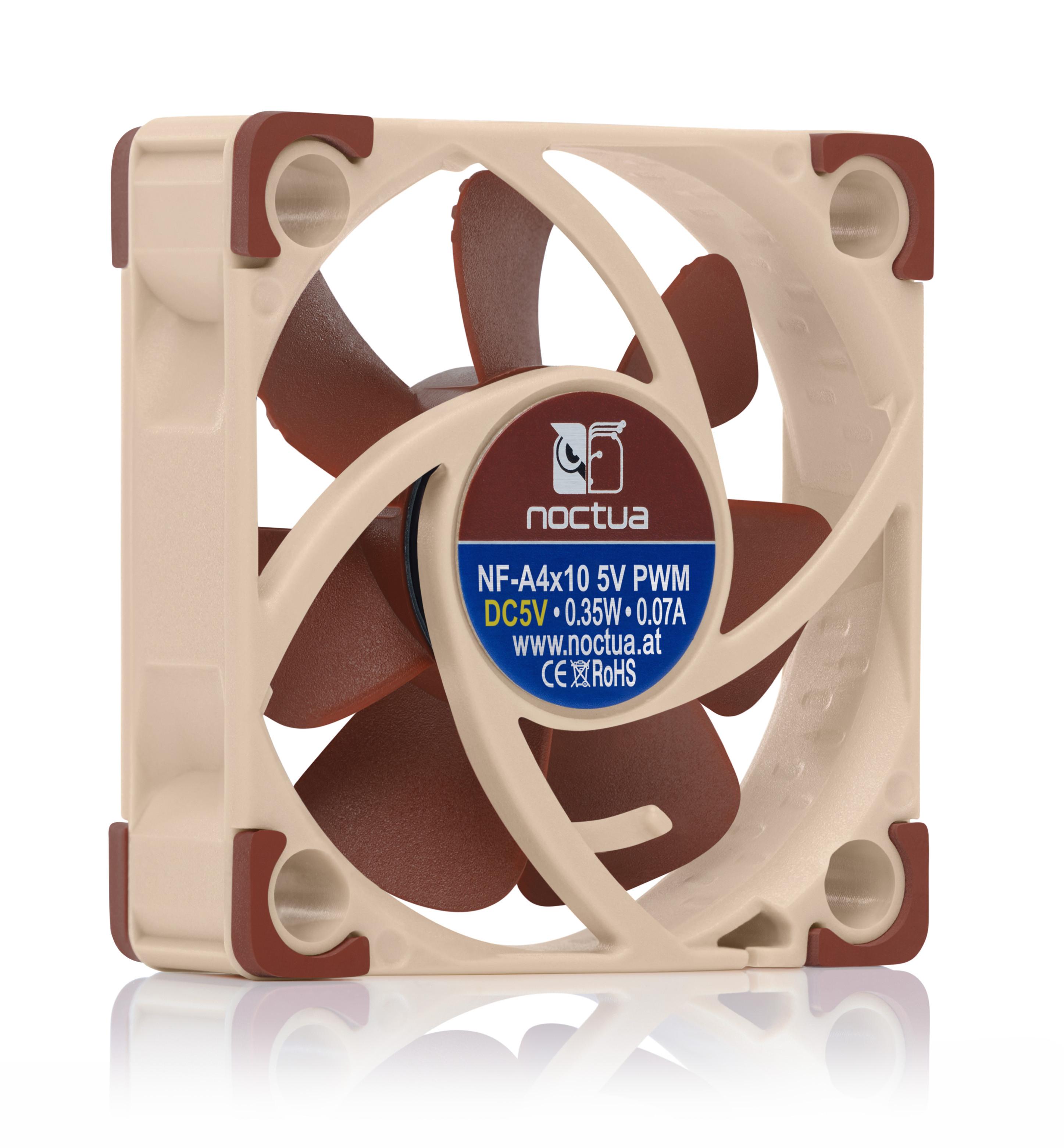 Korpuso Ventiliatorius - Noctua NF A4x10 5V PWM Rudas
