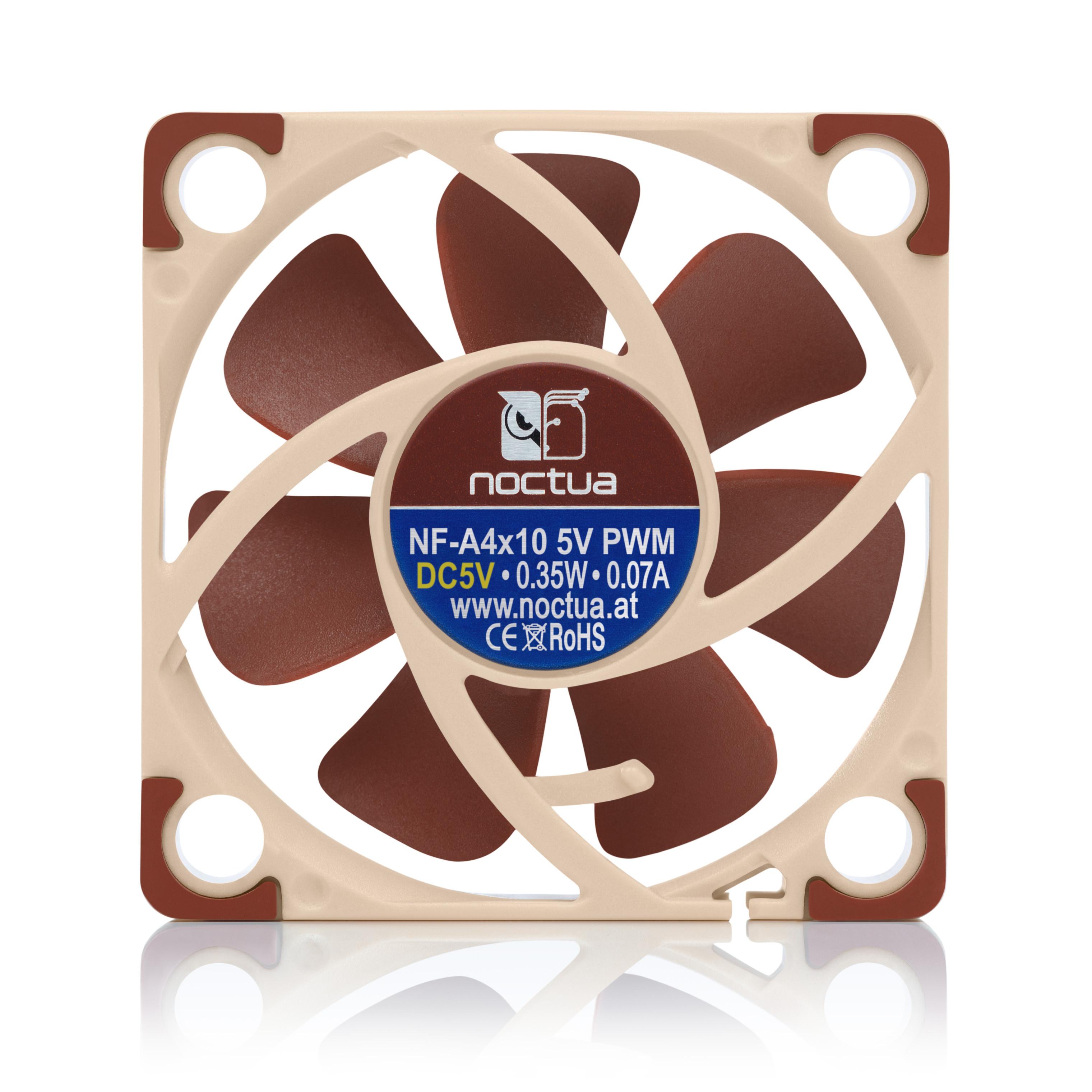 Korpuso Ventiliatorius - Noctua NF A4x10 5V PWM Rudas