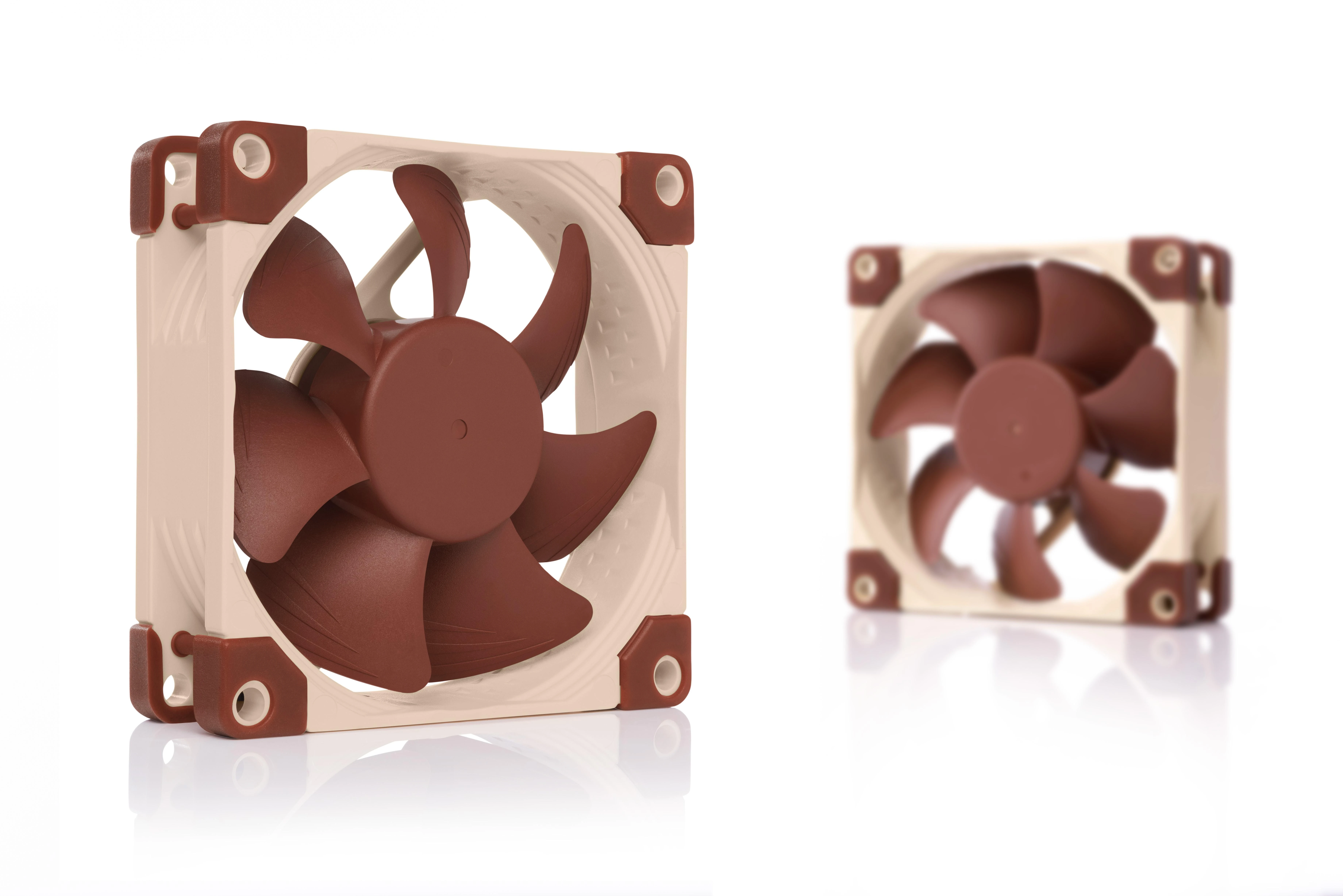 Noctua 80mm ventiliatoriai po du