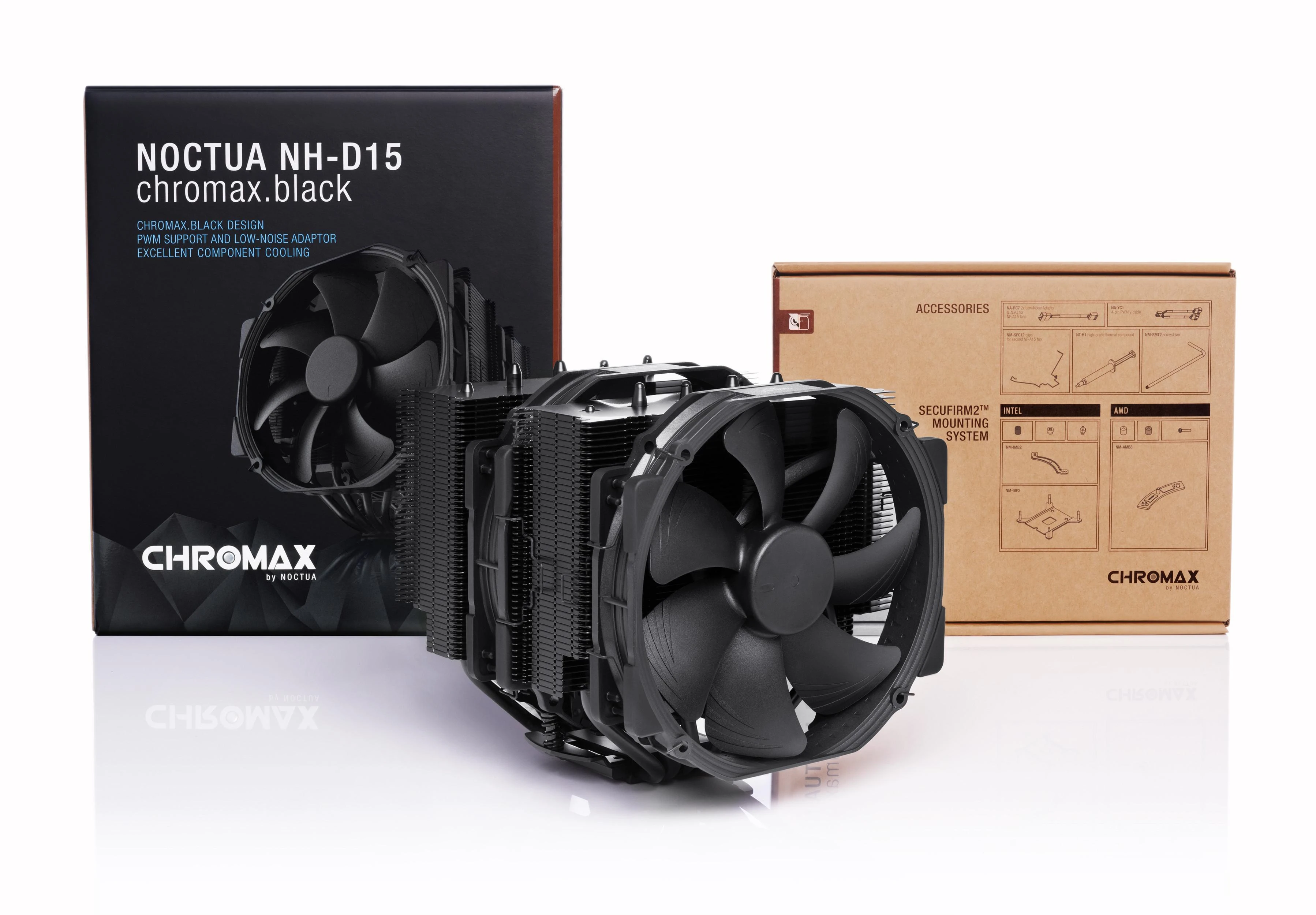 Aušintuvas Noctua NH-D15 chromax.juodas