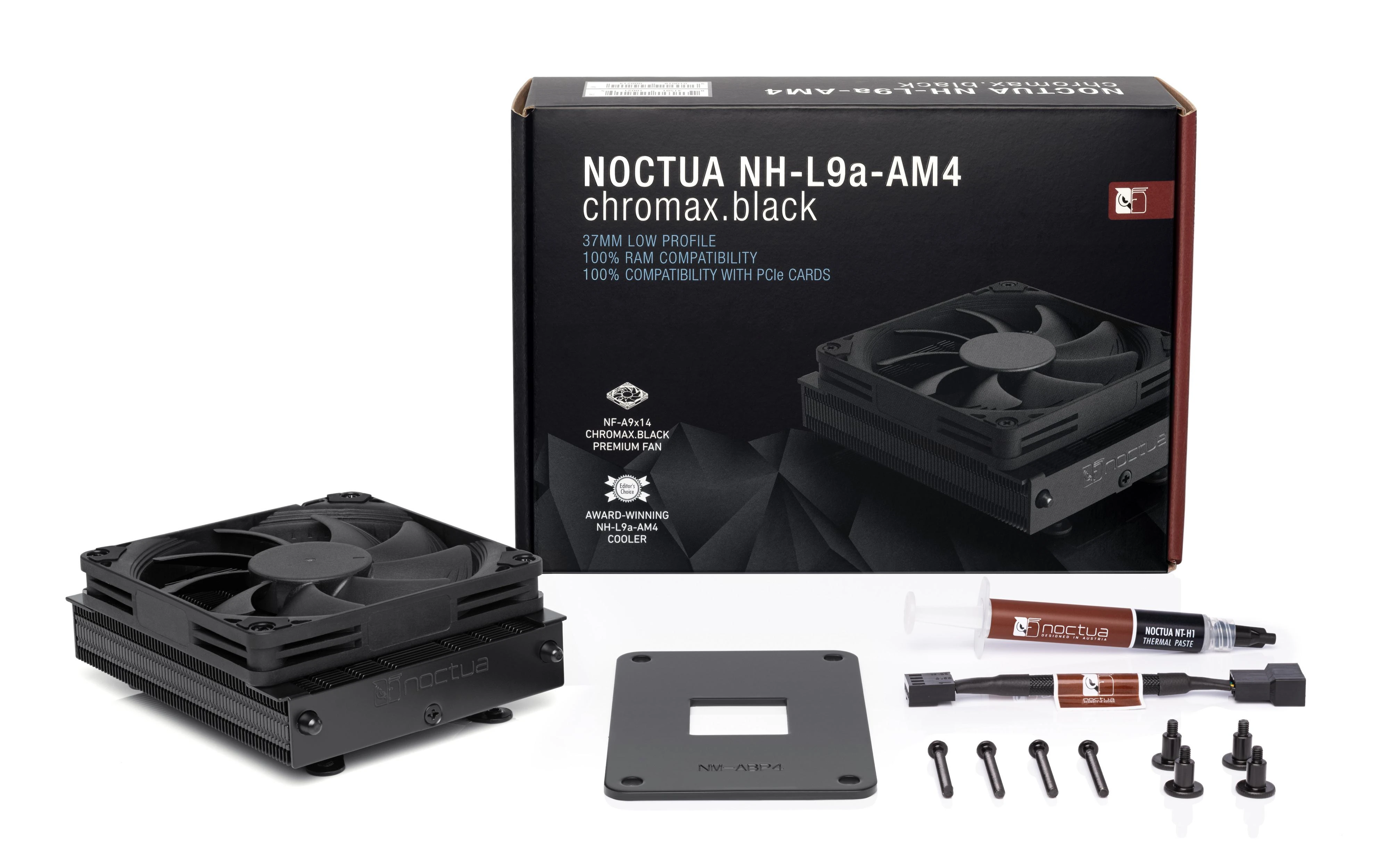Noctua NH-L9a-AM4 procesoriaus aušintuvas su komplektacija