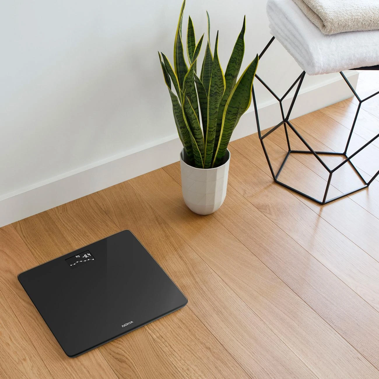 Withings Body išmaniosios svarstyklės, juodos spalvos (WBS06-Black-All-Inter)