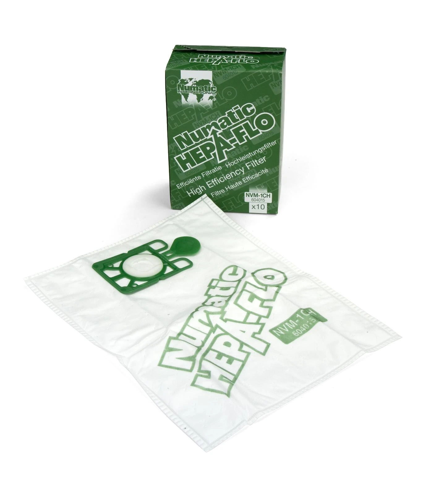 Numatic Dulkių siurblio filtro maišelis HEPA-FLO NVM-2BH (1 vnt.)
