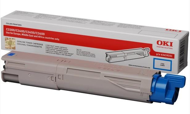 OKI Toneris cyan 2500pages fuer C3300 C3400 C3450 C3600