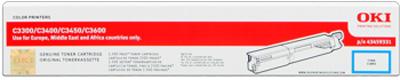 OKI Toneris cyan 2500pages fuer C3300 C3400 C3450 C3600