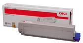 OKI C831 C841 dažų kasetė rausvai raudona standartinė talpa 10 000 puslapių 1 pakelis Magenta toner C831/841 series (10K)