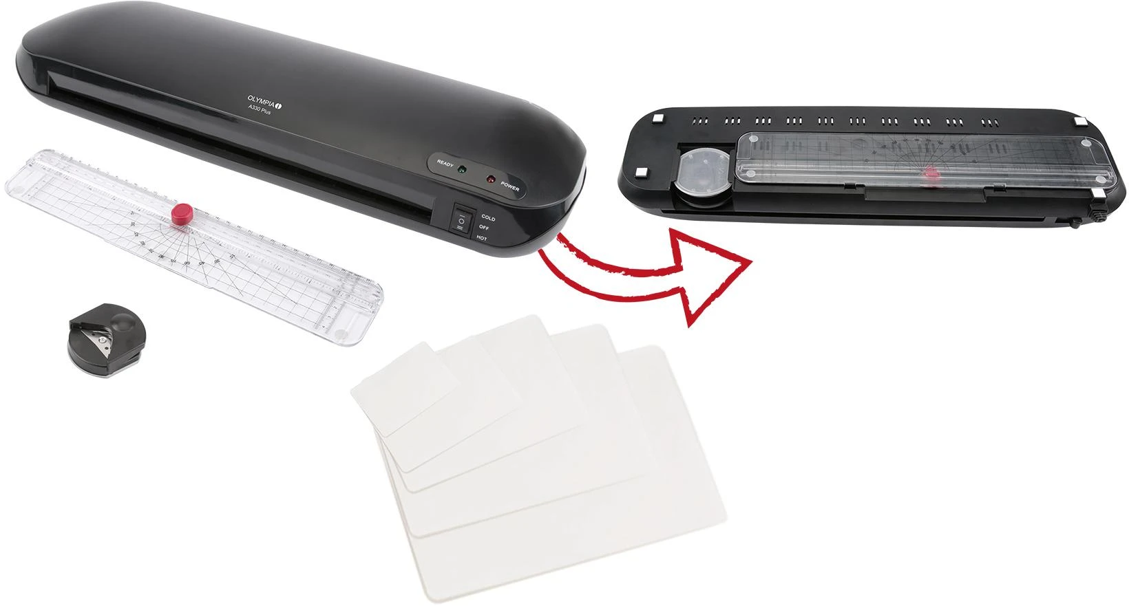 Olympia DIN A3 4in1 A330 Plus laminavimo rinkinys