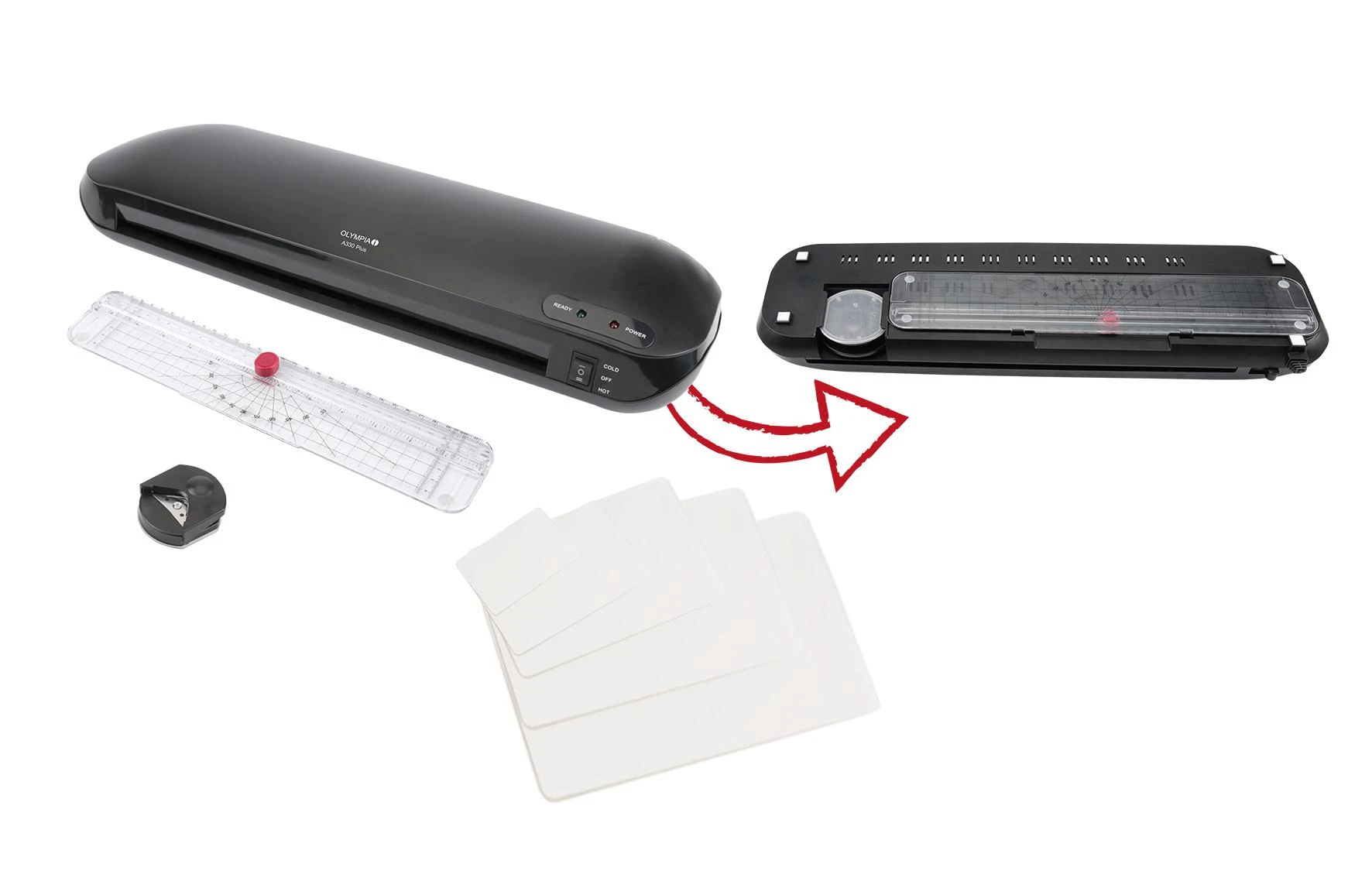 Olympia DIN A3 4in1 A330 Plus laminavimo rinkinys