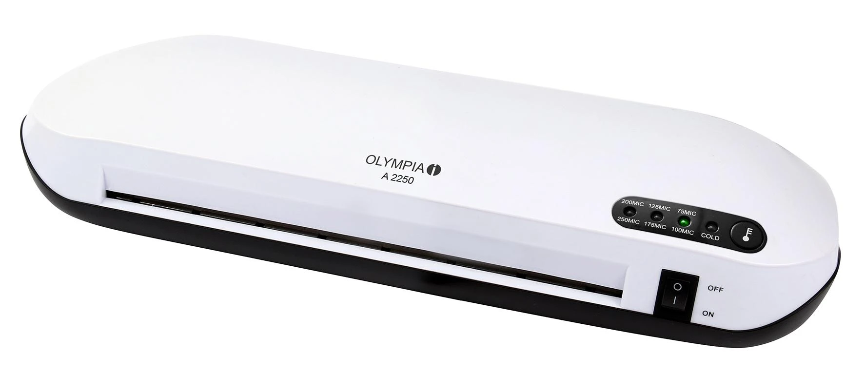 Olympia A 2250 – 23 cm – 5 min. – 350 mm/min. – 0,5 mm – A4 – 75 µm